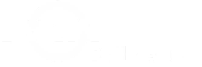 MW Collins Logo - White